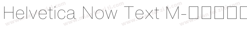 Helvetica Now Text M字体转换